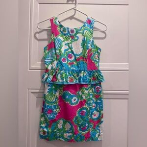 Lilly Pulitzer Girls Floral Dress